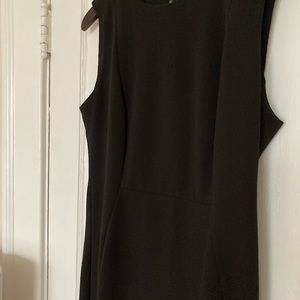 Calvin Klein Classic Black Fitted Sheath Dress - size 12